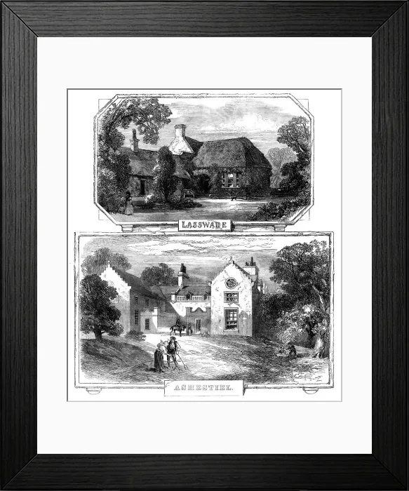Framed Print : The Scott Centenary - Lasswade; Ashestiel, 1871. Creator: Unknown