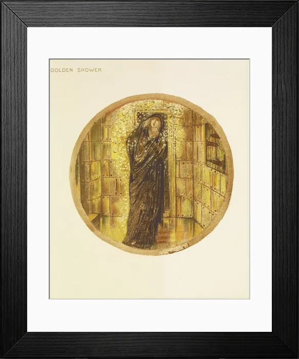 Framed Print : The Flower Book - Golden Shower, 1905. Creator: Sir Edward Coley Burne-Jones Framed Print : The Flower Book - Golden Shower, 1905. Creator: Sir Edward Coley Burne-Jones