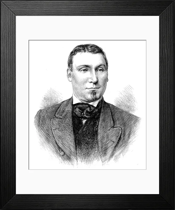 Framed Print : The late James Renforth, champion oarsman, 1871. Creator: Unknown Framed Print : The late James Renforth, champion oarsman, 1871. Creator: Unknown