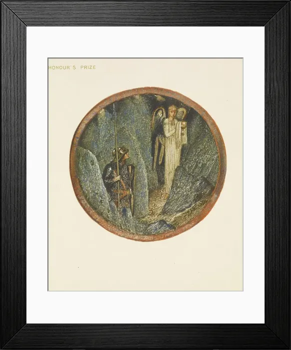 Framed Print : The Flower Book - Honour's Prize, 1905. Creator: Sir Edward Coley Burne-Jones Framed Print : The Flower Book - Honour's Prize, 1905. Creator: Sir Edward Coley Burne-Jones