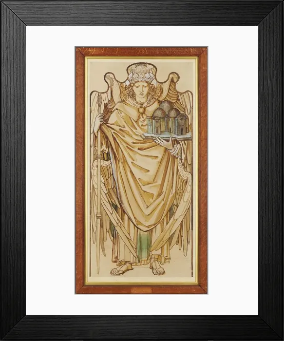 Framed Print : The Angels of the Hierarchy - Potentates, 1873. Creator: Sir Edward Coley Burne-Jones Framed Print : The Angels of the Hierarchy - Potentates, 1873. Creator: Sir Edward Coley Burne-Jones