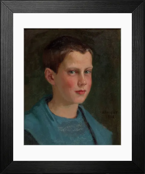 Framed Print : Erik Edelfelt as a child, 1898. Creator: Albert Edelfelt Framed Print : Erik Edelfelt as a child, 1898. Creator: Albert Edelfelt