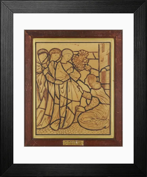 Framed Print : The Song of Solomon - Whither is thy Beloved gone, O thou fairest among Women, 1862-3. Creator: Sir Edward Coley Burne-Jones Framed Print : The Song of Solomon - Whither is thy Beloved gone, O thou fairest among Women, 1862-3. Creator: Sir Edward Coley Burne-Jones