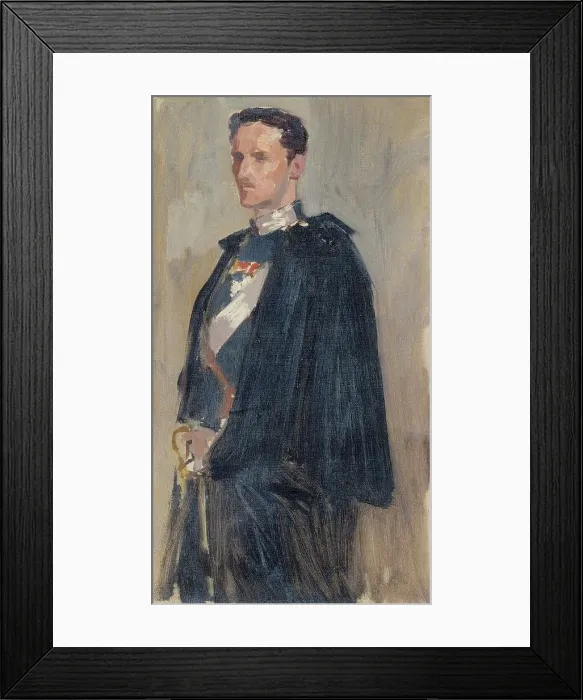 Framed Print : Sketch for the Portrait of Prince Carl, 1890-1895. Creator: Albert Edelfelt Framed Print : Sketch for the Portrait of Prince Carl, 1890-1895. Creator: Albert Edelfelt