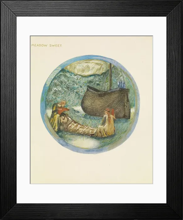 Framed Print : The Flower Book - Meadow Sweet, 1905. Creator: Sir Edward Coley Burne-Jones Framed Print : The Flower Book - Meadow Sweet, 1905. Creator: Sir Edward Coley Burne-Jones