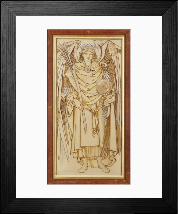 Framed Print : The Angels of the Hierarchy - Virtutes, 1873. Creator: Sir Edward Coley Burne-Jones Framed Print : The Angels of the Hierarchy - Virtutes, 1873. Creator: Sir Edward Coley Burne-Jones