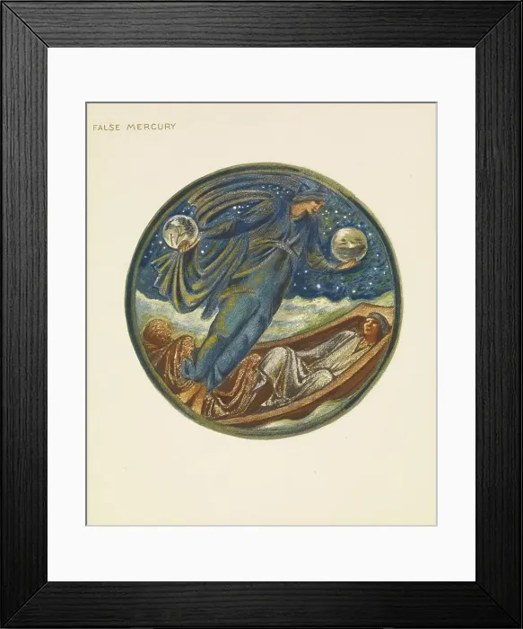 Framed Print : The Flower Book - False Mercury, 1905. Creator: Sir Edward Coley Burne-Jones Framed Print : The Flower Book - False Mercury, 1905. Creator: Sir Edward Coley Burne-Jones