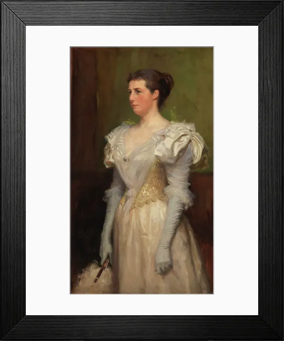Framed Print : Mrs John Gallatly, 1897. Creator: Albert Edelfelt Framed Print : Mrs John Gallatly, 1897. Creator: Albert Edelfelt