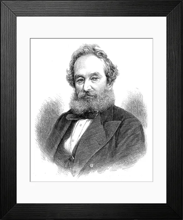 Framed Print : Sir Francis Pettit Smith, inventor of the screw-propeller, 1871. Creator: Unknown Framed Print : Sir Francis Pettit Smith, inventor of the screw-propeller, 1871. Creator: Unknown