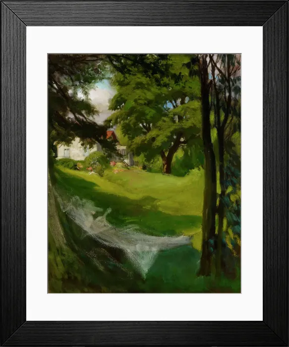 Framed Print : The Artist's Summer Villa in Haikko, 1905. Creator: Albert Edelfelt Framed Print : The Artist's Summer Villa in Haikko, 1905. Creator: Albert Edelfelt
