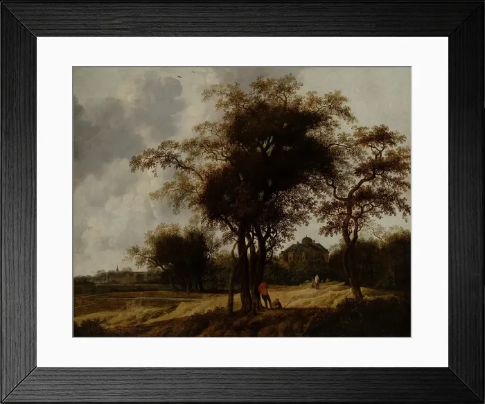 Framed Print : The Park of the Palace Huis ten Bosch, 1650. Creator: Anthonie Jansz van der Croos Framed Print : The Park of the Palace Huis ten Bosch, 1650. Creator: Anthonie Jansz van der Croos
