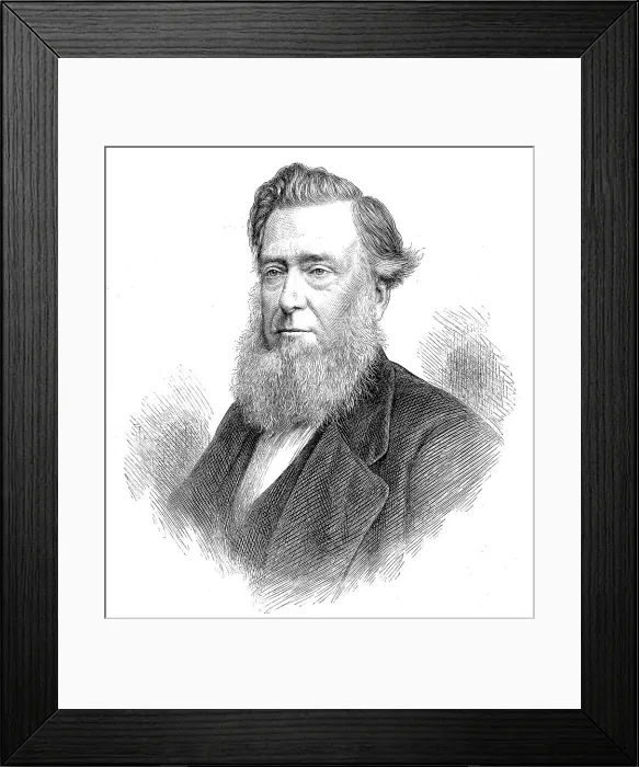 Framed Print : The Rev. John H. James, D.D. 1871. Creator: Unknown Framed Print : The Rev. John H. James, D.D. 1871. Creator: Unknown