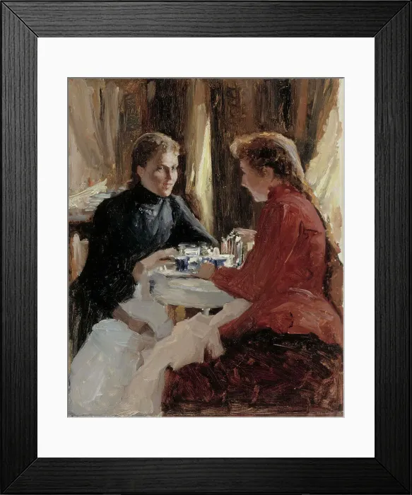 Framed Print : Elevenses, 1884. Creator: Albert Edelfelt Framed Print : Elevenses, 1884. Creator: Albert Edelfelt