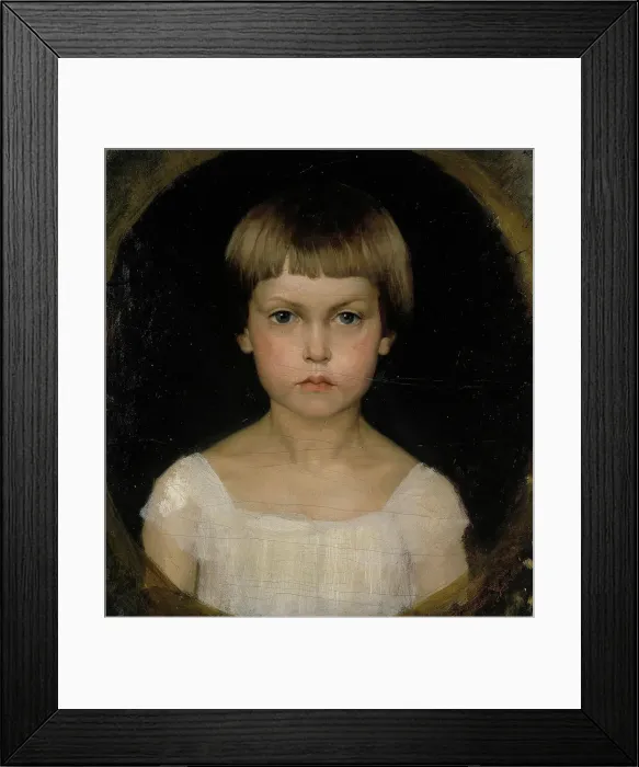 Framed Print : Portrait of the Artist´s Sister Berta Edelfelt, 1876. Creator: Albert Edelfelt Framed Print : Portrait of the Artist´s Sister Berta Edelfelt, 1876. Creator: Albert Edelfelt
