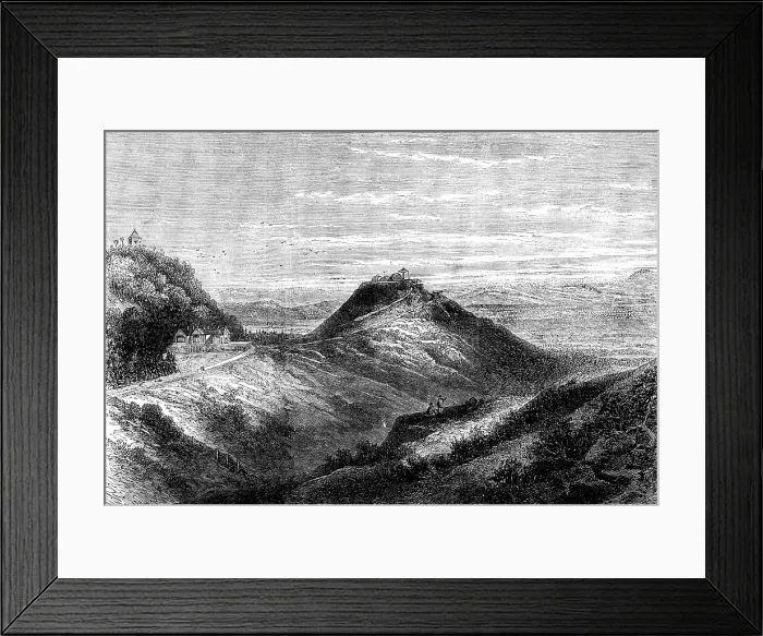 Framed Print : The Autumn Campaign: encampment of the 3rd Division at Frensham Common, Devil's Jumps, 1871. Creator: Unknown Framed Print : The Autumn Campaign: encampment of the 3rd Division at Frensham Common, Devil's Jumps, 1871. Creator: Unknown