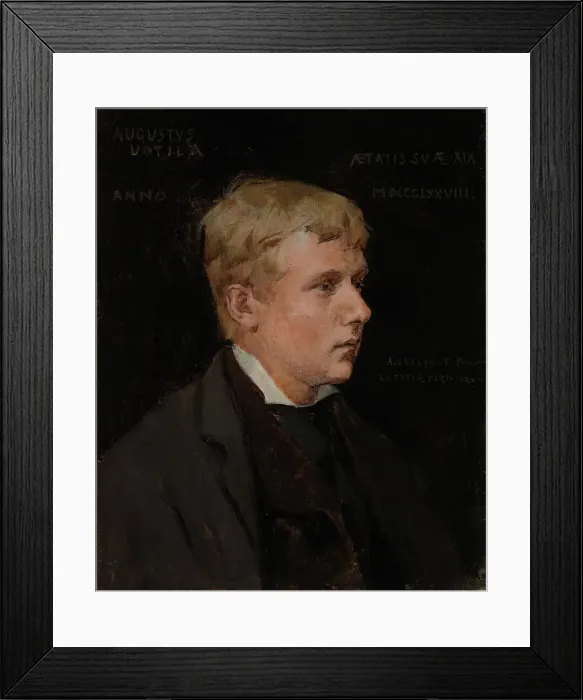 Framed Print : The Artist Aukusti Uotila, study for Duke Karl Insulting the Corpse of Klaus Fleming, 1878. Creator: Albert Edelfelt Framed Print : The Artist Aukusti Uotila, study for Duke Karl Insulting the Corpse of Klaus Fleming, 1878. Creator: Albert Edelfelt