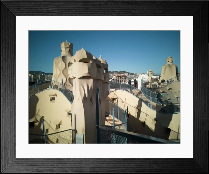 Framed Print : Rooftop of La Pedrera, Barcelona, Spain, 2020. Creator: Ethel Davies Framed Print : Rooftop of La Pedrera, Barcelona, Spain, 2020. Creator: Ethel Davies