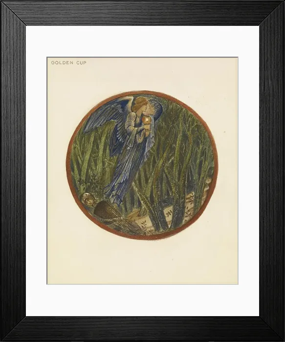 Framed Print : The Flower Book - Golden Cup, 1905. Creator: Sir Edward Coley Burne-Jones Framed Print : The Flower Book - Golden Cup, 1905. Creator: Sir Edward Coley Burne-Jones