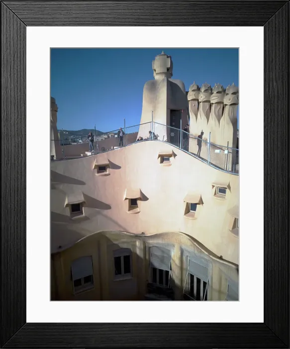 Framed Print : Rooftop of La Pedrera, Barcelona, Spain, 2020. Creator: Ethel Davies Framed Print : Rooftop of La Pedrera, Barcelona, Spain, 2020. Creator: Ethel Davies