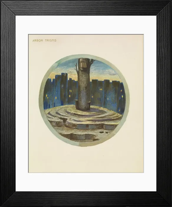 Framed Print : The Flower Book - Arbor Tristis, 1905. Creator: Sir Edward Coley Burne-Jones Framed Print : The Flower Book - Arbor Tristis, 1905. Creator: Sir Edward Coley Burne-Jones