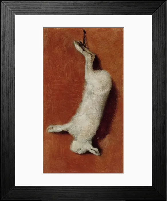 Framed Print : Dead Hare, Study, 1873. Creator: Albert Edelfelt Framed Print : Dead Hare, Study, 1873. Creator: Albert Edelfelt