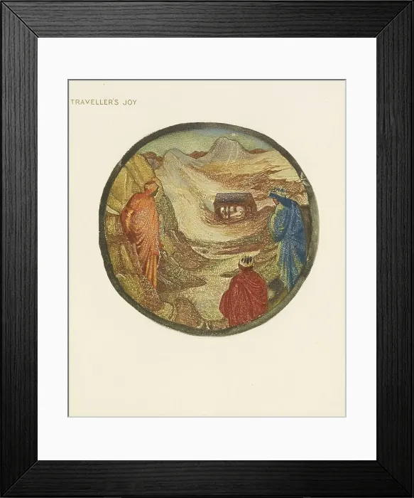 Framed Print : The Flower Book - Traveller's Joy, 1905. Creator: Sir Edward Coley Burne-Jones Framed Print : The Flower Book - Traveller's Joy, 1905. Creator: Sir Edward Coley Burne-Jones