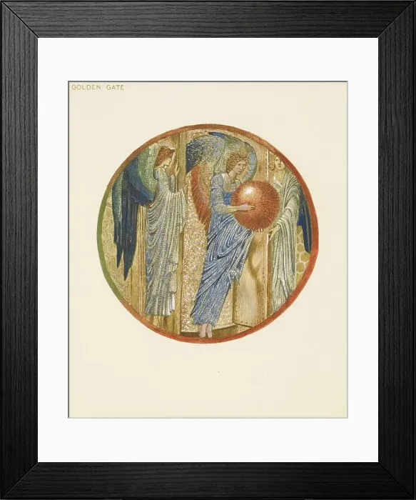 Framed Print : The Flower Book - Golden Gate, 1905. Creator: Sir Edward Coley Burne-Jones Framed Print : The Flower Book - Golden Gate, 1905. Creator: Sir Edward Coley Burne-Jones