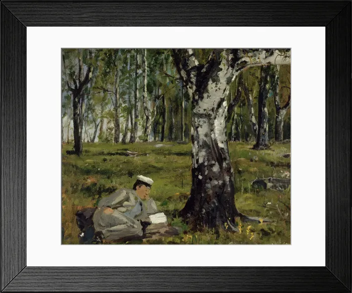 Framed Print : Studies in Nature, 1877. Creator: Arvid Liljelund Framed Print : Studies in Nature, 1877. Creator: Arvid Liljelund