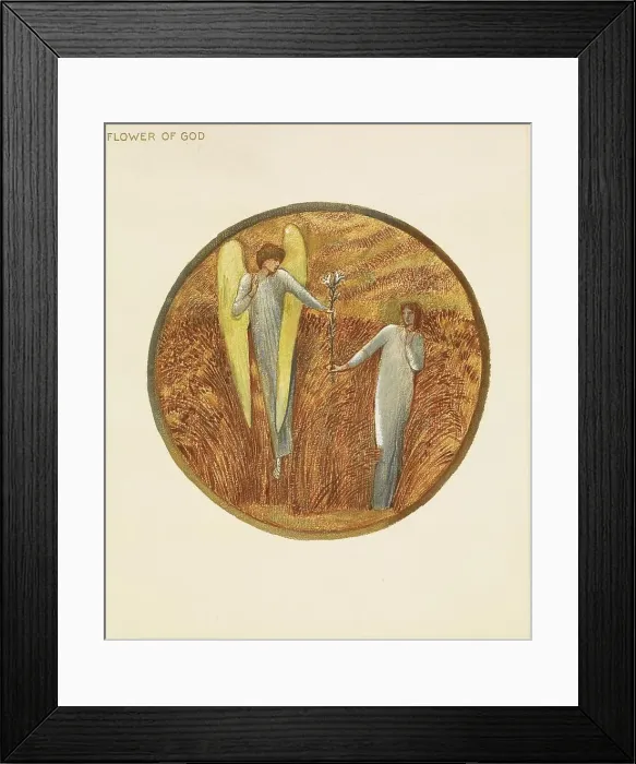 Framed Print : The Flower Book - Flower of God, 1905. Creator: Sir Edward Coley Burne-Jones Framed Print : The Flower Book - Flower of God, 1905. Creator: Sir Edward Coley Burne-Jones