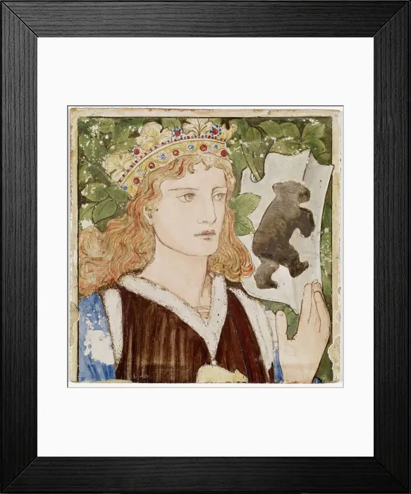 Framed Print : Beauty and the Beast - The Prince, formerly the Beast, 1863-64. Creators: Kate Faulkner, Lucy Faulkner Framed Print : Beauty and the Beast - The Prince, formerly the Beast, 1863-64. Creators: Kate Faulkner, Lucy Faulkner