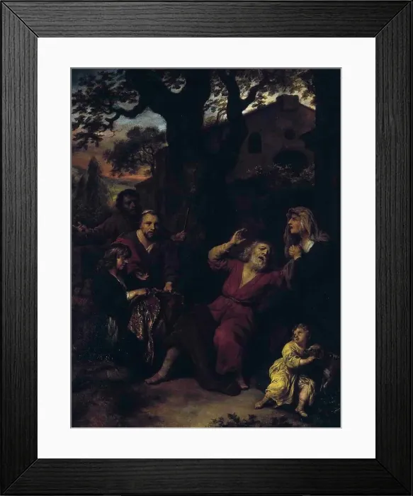 Framed Print : Joseph´s bloody coat, 1655. Creator: Govaert Flinck Framed Print : Joseph´s bloody coat, 1655. Creator: Govaert Flinck