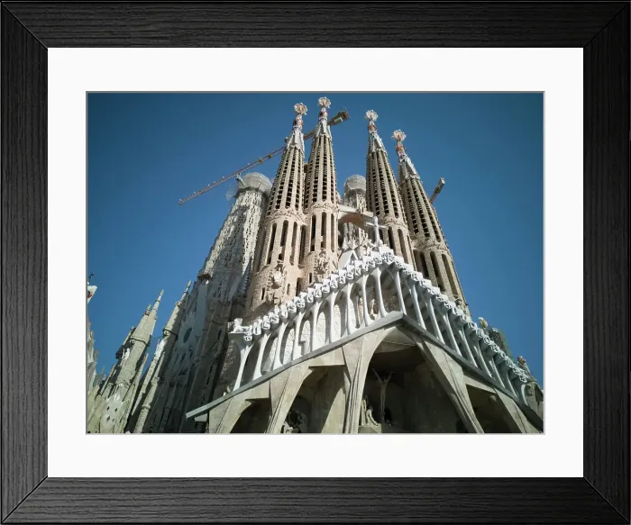 Framed Print : The Sagrada Familia Basilica, Barcelona, Spain, 2020. Creator: Ethel Davies Framed Print : The Sagrada Familia Basilica, Barcelona, Spain, 2020. Creator: Ethel Davies