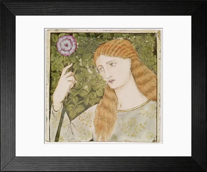 Framed Print : Beauty and the Beast - The Merchant's Daughter, known as Beauty, 1863-64. Creators: Kate Faulkner, Lucy Faulkner Framed Print : Beauty and the Beast - The Merchant's Daughter, known as Beauty, 1863-64. Creators: Kate Faulkner, Lucy Faulkner