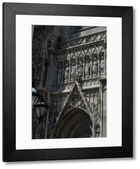 Framed Print : Elaborate figure entrance to the Votivkirche, Vienna, Austria, 2022. Creator: Ethel Davies Framed Print : Elaborate figure entrance to the Votivkirche, Vienna, Austria, 2022. Creator: Ethel Davies