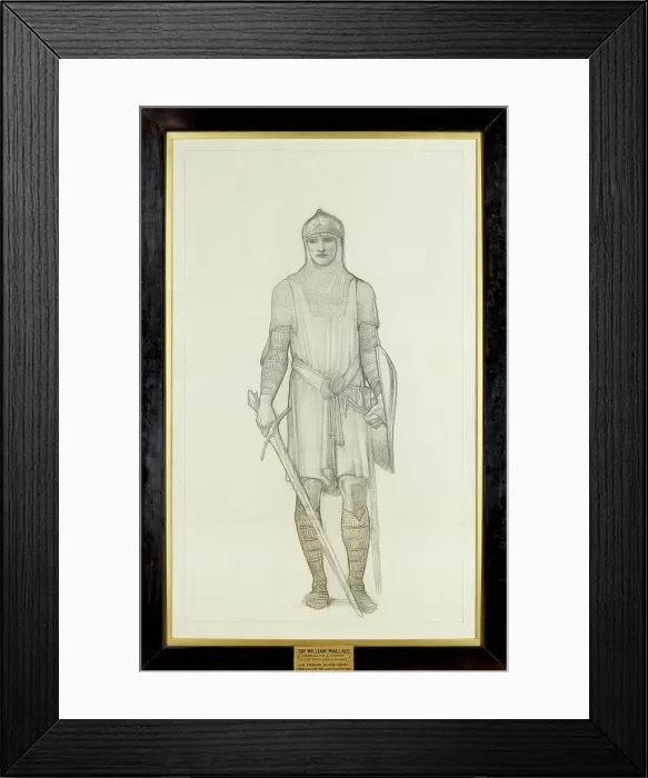 Framed Print : Sir William Wallace, 1888-9. Creator: Sir Edward Coley Burne-Jones Framed Print : Sir William Wallace, 1888-9. Creator: Sir Edward Coley Burne-Jones