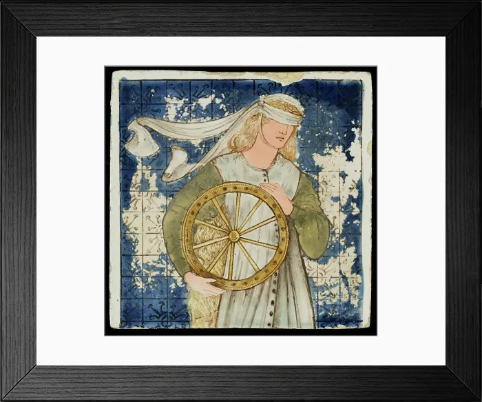 Framed Print : Fate and Love - Fate, 1860-75. Creators: Kate Faulkner, Lucy Faulkner Framed Print : Fate and Love - Fate, 1860-75. Creators: Kate Faulkner, Lucy Faulkner
