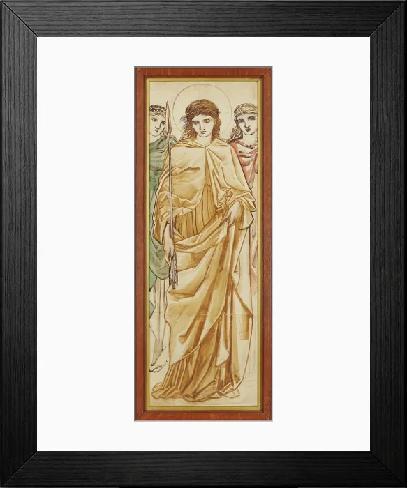 Framed Print : St Ursula, 1868. Creator: Sir Edward Coley Burne-Jones Framed Print : St Ursula, 1868. Creator: Sir Edward Coley Burne-Jones