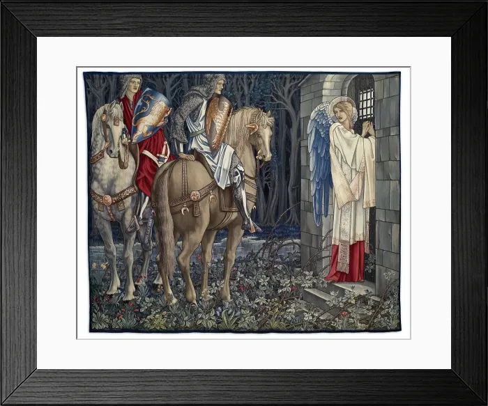 Framed Print : Quest for the Holy Grail Tapestries - Panel 3 - The Failure of Sir Gawaine; Sir Gawaine... 1895-96. Creator: Sir Edward Coley Burne-Jones Framed Print : Quest for the Holy Grail Tapestries - Panel 3 - The Failure of Sir Gawaine; Sir Gawaine... 1895-96. Creator: Sir Edward Coley Burne-Jones