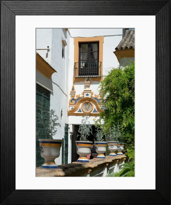 Framed Print : The Royal Alcazar of Seville, the royal palace prevously a citadel, Spain, 2023. Creator: Ethel Davies Framed Print : The Royal Alcazar of Seville, the royal palace prevously a citadel, Spain, 2023. Creator: Ethel Davies