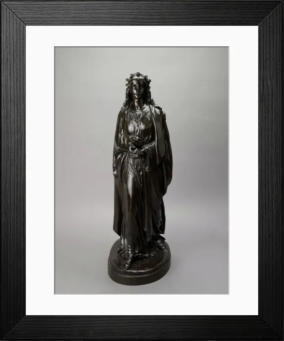 Framed Print : Beatrice, 1853-1855. Creator: John Hancock