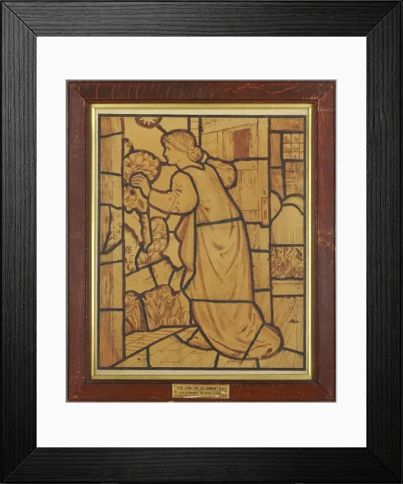 Framed Print : The Song of Solomon - I opened to my Beloved, 1862-3. Creator: Sir Edward Coley Burne-Jones Framed Print : The Song of Solomon - I opened to my Beloved, 1862-3. Creator: Sir Edward Coley Burne-Jones