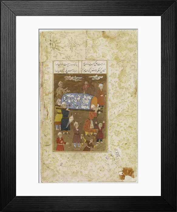 Framed Print : When death comes, neither kings nor ministers can help you, c1600-1699. Creator: Unknown Framed Print : When death comes, neither kings nor ministers can help you, c1600-1699. Creator: Unknown
