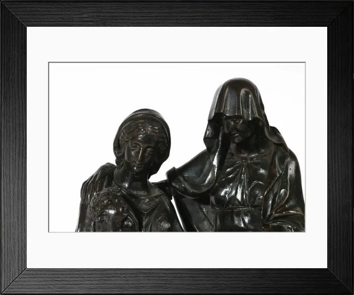 Framed Print : Virgin and Child with Saint Anne, 1500-1525. Creator: Andrea Sansovino