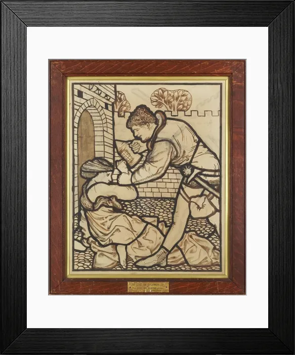 Framed Print : The Song of Solomon - The Watchman that went about the City, 1862-3. Creator: Sir Edward Coley Burne-Jones Framed Print : The Song of Solomon - The Watchman that went about the City, 1862-3. Creator: Sir Edward Coley Burne-Jones