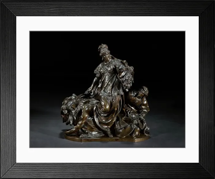 Framed Print : Judith with the Head of Holofernes, 1722-23. Creator: Agostino Cornacchini Framed Print : Judith with the Head of Holofernes, 1722-23. Creator: Agostino Cornacchini
