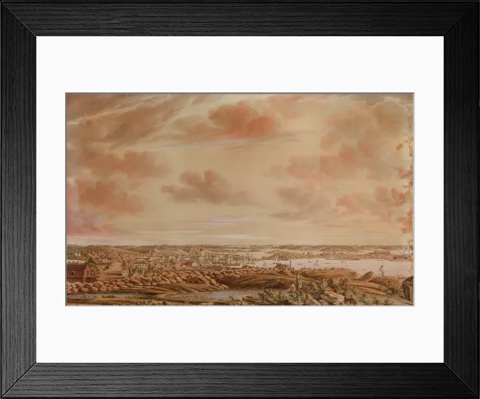 Framed Print : View from Tähtitorninmäki to the north, 1816. Creator: Erik Wilhelm the Younger Framed Print : View from Tähtitorninmäki to the north, 1816. Creator: Erik Wilhelm the Younger
