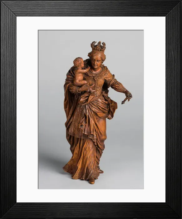 Framed Print : Virgin and Child, 1600-1700. Creator: Unknown Framed Print : Virgin and Child, 1600-1700. Creator: Unknown