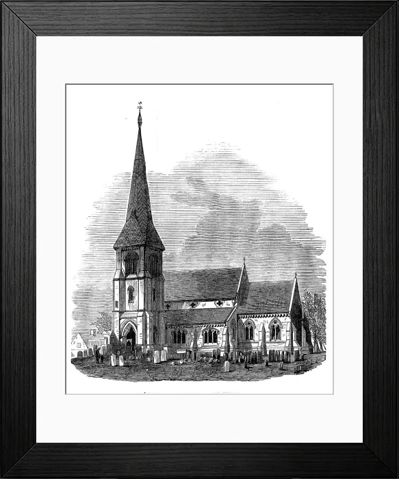 Framed Print : Fosdyke Church, Lincolnshire, 1871. Creator: Unknown Framed Print : Fosdyke Church, Lincolnshire, 1871. Creator: Unknown