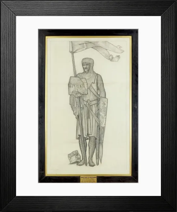 Framed Print : David of Scotland, Earl of Huntingdon, 1888. Creator: Sir Edward Coley Burne-Jones Framed Print : David of Scotland, Earl of Huntingdon, 1888. Creator: Sir Edward Coley Burne-Jones