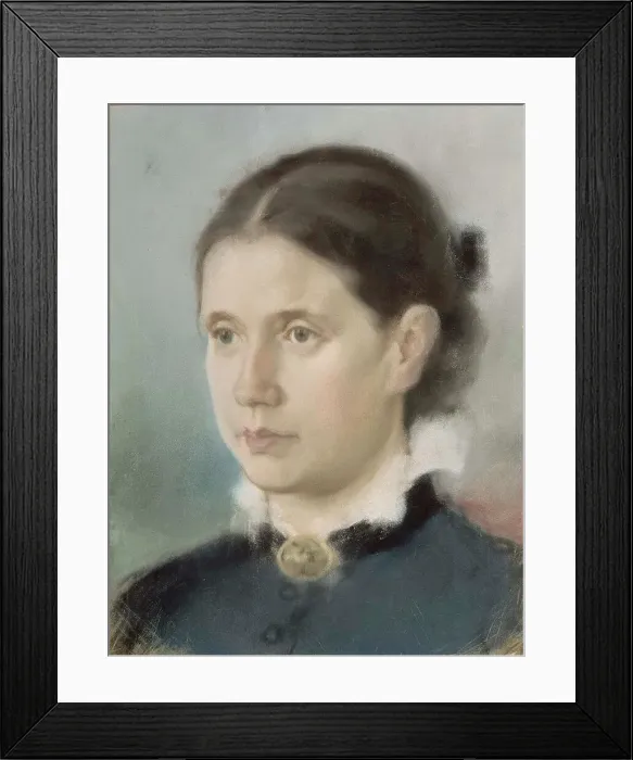Framed Print : Johanna Schybergson, 1882-1884. Creator: Johan Jakob Tikkanen Framed Print : Johanna Schybergson, 1882-1884. Creator: Johan Jakob Tikkanen